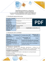 Guía de Actividades y Rúbrica de Evaluación - Tarea 2. Contextualización de Los Grupos Étnicos PDF
