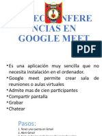 Videoconferencias en Google Meet