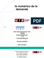 Ejemplo Numérico de La Demanda