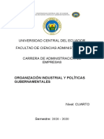 Silabus PRAE403 Organizacion Industrial y Políticas Gubernamentales - M.A.P.F