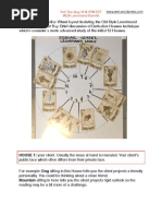 Example Reading of the Zodiac Wheel Lenormand Layout