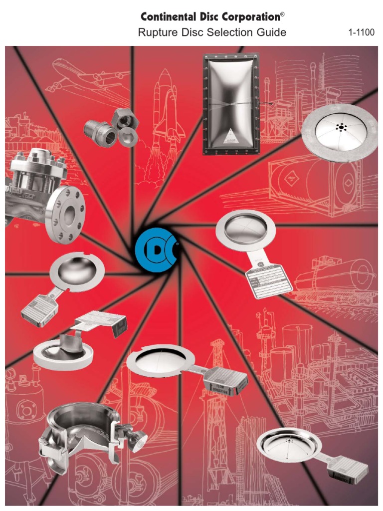 Continental Disc Corporation Rupture Disc Selection Guide | PDF | Valve ...