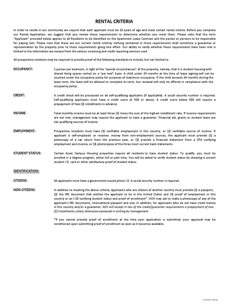 Student Housing Rental Guide | PDF | Identity Document | Lease