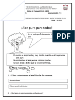 Actividad de Como Se Contamina El Aire