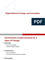 Organizational Change and Innovation