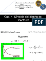 4 Sintesis Del Diseño de Reactores PDF