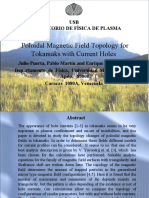 Poloidal Magnetic Field Topology For Tokamaks With Current Holes