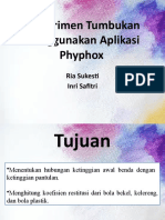 Eksperimen Tumbukan Menggunakan Aplikasi Phyphox