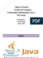 Java Fundamentals Programing Guide