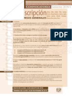 2019-1 1 Reinscripcion Cursos Grales PDF