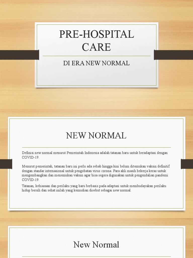 Peran Perawat dalam Pre-Hospital Care | PDF