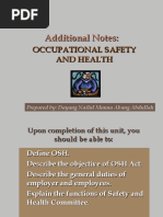 OSHC: Enhancing Workplace Safety in PH | PDF