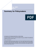 Ipcc Summary 2008