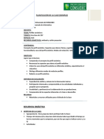 Planificacion de Clase Formato PDF