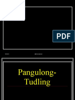 Pagsulat NG Pangulong Tudling