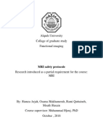 MRI Safety Protocol Research