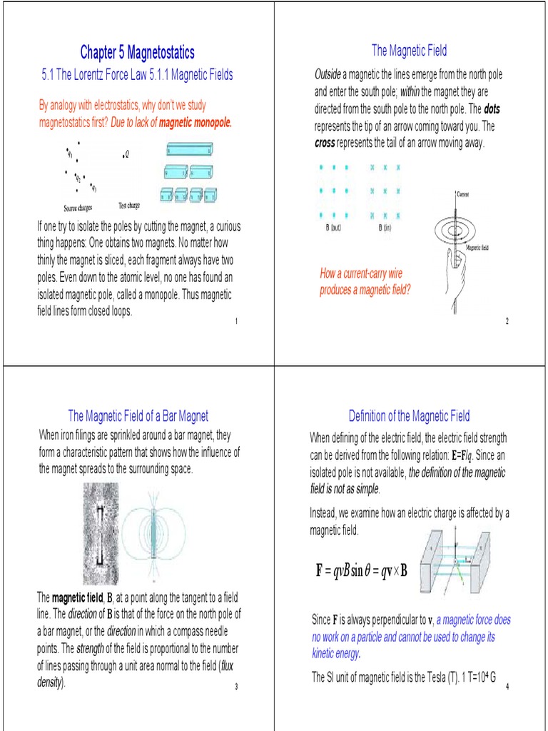 MPhil ED 8 | PDF | Magnetic Field | Force
