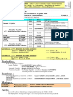 Funérailles:: Feuille D'annonces N°29/2020