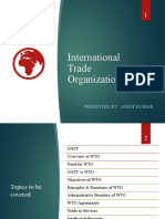 International Trade Organizations