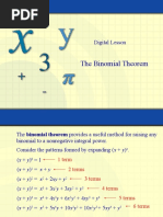 Binomial Theorem