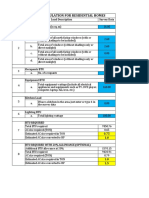 Head Load Calculation For Residential