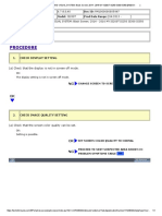 Procedure: 1. Check Display Setting