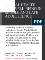 Chapter 8-Mental Health and Well-Being in Middle and Late