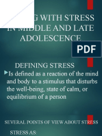 Chapter 6-Coping With Stress in Middle and Late Adolescence