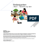 KINDER - Q1 - W1-Mod1 - Nakikilala Ang Sarili PDF