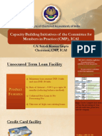 Capacity Building Initiatives of The Committee For Members in Practice (CMP), ICAI