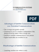 Satellite Communication Systems Satellite Communication Systems