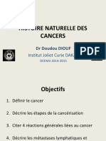 HISTOIRE NATURELLE DES CANCERS