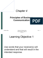 Principles of Business Communication: Student Slides Business Communication Krizan, Merrier, Logan, & Williams CH 4 - 1