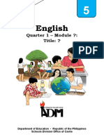 ADM Template For G4 SHS English