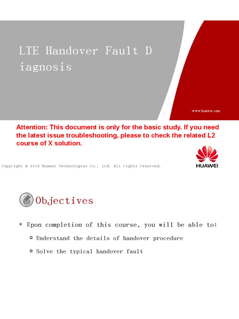 LTE Handover Fault Diagnosis | PDF | Broadcast Engineering ...