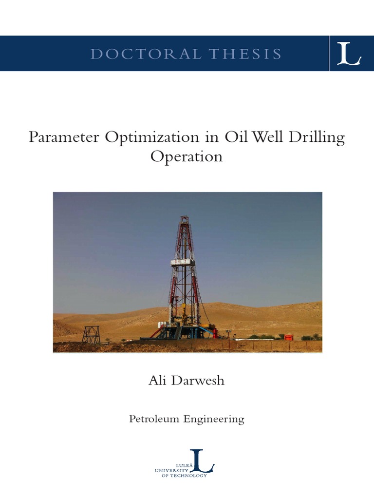 FULLTEXT01 | PDF | Oil Well | Drilling Rig