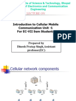 Introduction to Cellular Mobile Communication Components