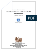 Presidency University Geology Hons. Syllabus PDF