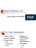 Event Planning 101: How To Plan A Successful Event