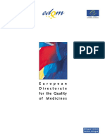 European Directorate For The Quality of Medicines (EDQM)