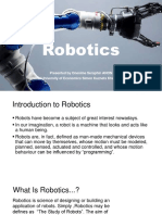 Robotics: Presented by Onesime Seraphin ANON National University of Economics Simon Kuznets Kharkov Ukraine