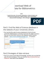 How To Download Web of Science Data For Bibliometrics Research
