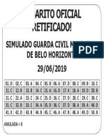 Gabarito 3º Simulado GCMBH 2019 PDF