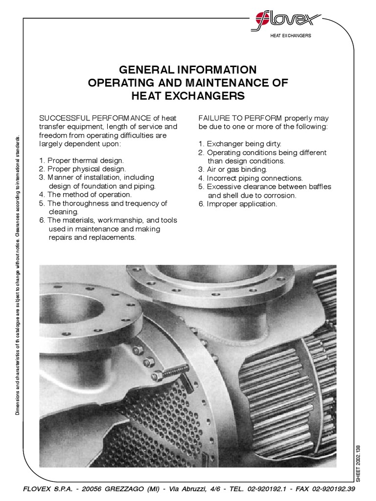11 - Oil Heat Exchanger | PDF | Heat Exchanger | Leak