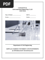 Environmental Engineering-L Lab Manual Filled