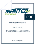 Dampers & Louvers Full Submittal PDF