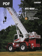 Hydraulic Rough Terrain Crane: The RTC-8050 Features The Confined Area Lifting Capacities (Calc) System