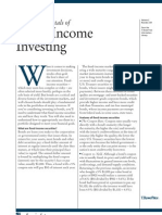 The Fundamentals of Fixed Income Investing