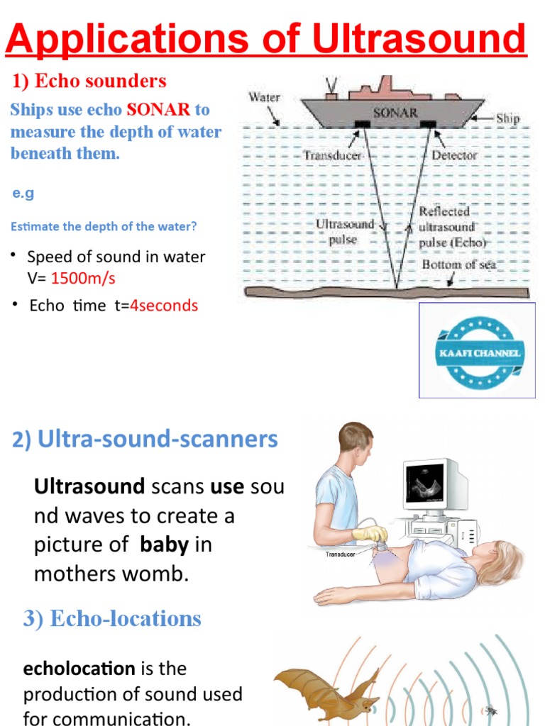 Applications of Ultrasound: 1) Echo Sounders | PDF
