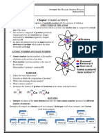 Radio-Activity Structure of The Atom Size of The Atom.: Physics